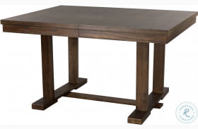 Wieland Light Rustic Brown Extendable Dining Table