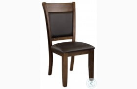 Wieland Light Rustic Brown Side Chair Set of 2
