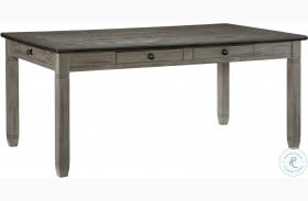 Granby Coffee And Antique Gray Dining Table