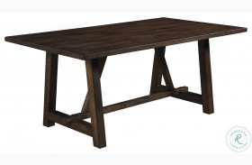 Arendal Burnished Dark Oak Rectangular Dining Table