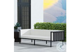 Norway Black And White Outdoor Sofa