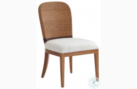 Palm Desert Crisp Winter White Bryson Woven Side Chair
