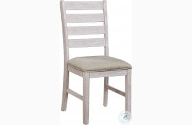 Ithaca Grayish White Side Chair Set Of 2