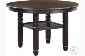 Asher Brown And Black Dining Table