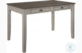 Brightleaf Brown And Light Gray Counter Height Dining Table