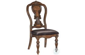 Bergen Dark Oak Side Chair Set Of 2