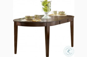 Ameillia Dark Oak Dark Oak Extendable Dining Table