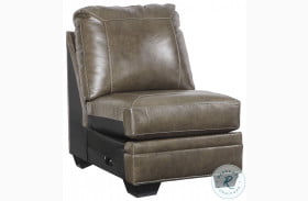 Roleson Quarry Leather Armless Chair
