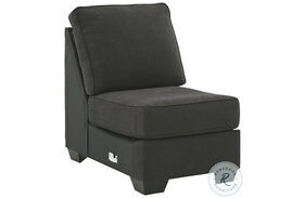 Lucina Charcoal Armless Chair