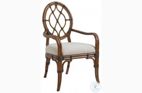 Bali Hai Cedar Key Oval Back Arm Chair