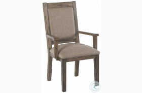 Foundry Driftwood Upholstered Arm Chair Set of 2