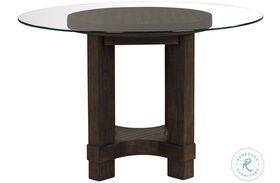 Cityscape Walnut 52" Round Dining Table