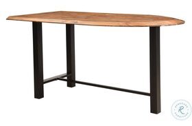 Hill Crest Brown With Black Counter Height Dining Table