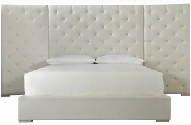 Brando Cream Wall Panel Platform Bed