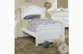 Cottage Traditions White Youth Panel Bed