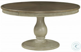 Savona Octavia Versaille and Elm Round Extendable Dining Table