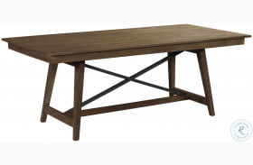 The Nook Hewned Maple 80" Trestle Dining Table
