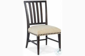 Big Sky Black and Beige Side Chair Set Of 2