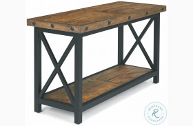Carpenter Rustic Brown Sofa Table