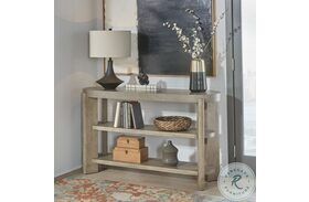 Affinity Dusty Taupe Concrete Top Sofa Table