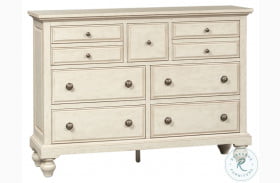 High Country Antique White 7 Drawer Chesser