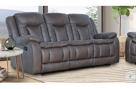 Morello Gray Dual Reclining Sofa