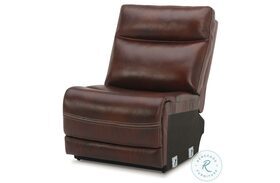 Blair Cognac Leather Armless Chair