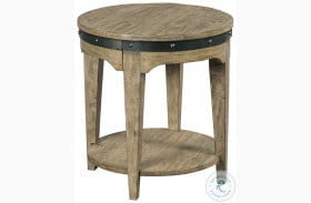 Plank Road Stone Artisans Round End Table