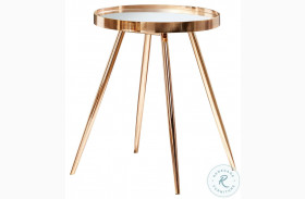 Kaelyn Gold End Table