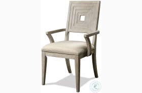 Cascade Dovetail Upholstered Wood Back Arm Chair Set Of 2