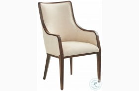 Silverado Beige Bromley Fully Upholstered Arm Chair