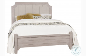 Bungalow Dover Grey And Folkstone Upholstered King Panel Bed