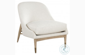 Harvey White Accent Chair