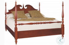 Cherry Grove Classic Antique Cherry Low Poster Bed