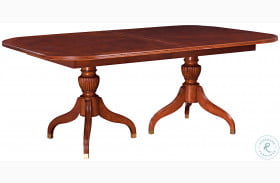 Cherry Grove Classic Antique Cherry Extendable Pedestal Dining Table