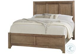 Cool Farmhouse Natural Panel Bed
