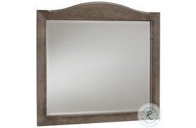 Cool Farmhouse Gray Arched Mirror