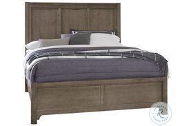 Cool Farmhouse Gray Panel Bed