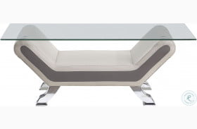 Veloce Beige And Gray Cocktail Table