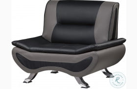 Veloce Black And Gray Chair