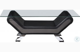 Veloce Black And Gray Cocktail Table