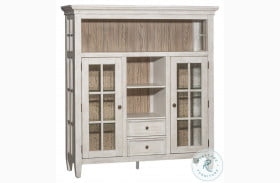 Heartland Antique White Display Cabinet