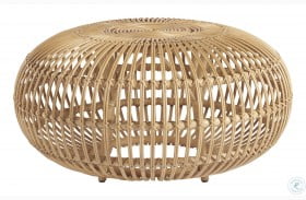 Coastal Living Natural Rattan Scatter Coffee Table