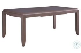 Montage Platinum Rectangular Leg Extendable Dining Table