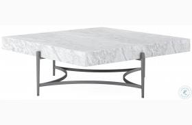 Masseria Gray And White Square Cocktail Table