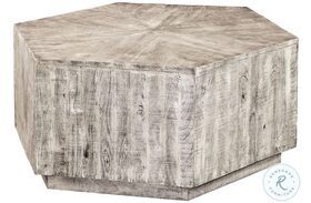 Giles Distressed Gray Cocktail Table