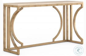 Intersect Beige And Gold Console Table