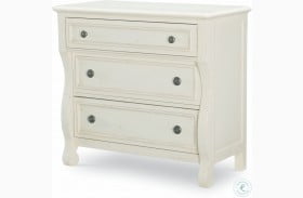Lake House Pebble White 3 Drawer Accent Chest