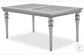 Melrose Dove Upholstered Extendable Dining Table