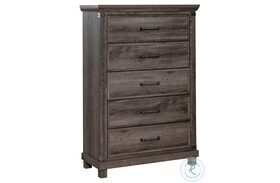 Lakeside Haven Brownstone 5 Drawer Chest